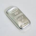 Серебро в виде мерных слитков
